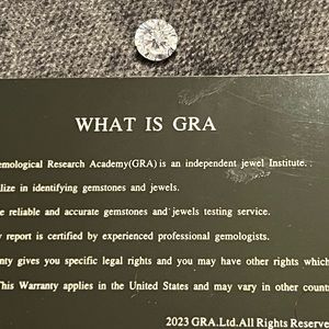 Moissanite 2 CT gem.